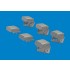 1/48 UH-60 Black Hawk Flare Dispensers for ICM kits