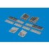1/48 Curtiss P-40N Gun Bays (6 guns) for Eduard kits