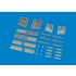 1/48 Curtiss P-40N Gun Bays (6 guns) for Eduard kits
