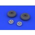 1/48 Supermarine Spitfire Mk.IX Wheels with 4 Spoke disc for Eduard kit