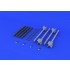 1/48 R-3S / AA-2 Atoll-A Rockets (x4) Set w/APU-13 Launchers (Resin+PE+Decals)