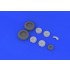 1/48 Junkers Ju 88 Wheels (late) for Dragon kits