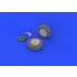 1/48 Junkers Ju 88 Wheels (late) for Dragon kits