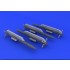 1/48 Soviet R-77 / AA-12 Adder Missiles with Racks (4pcs)