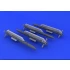 1/48 Soviet R-77 / AA-12 Adder Missiles with Racks (4pcs)