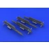 1/48 Soviet R-77 / AA-12 Adder Missiles with Racks (4pcs)