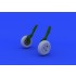 1/48 Supermarine Spitfire Mk.XVI 3-Spoke Wheels Set for Eduard kits (2 Main Wheels)