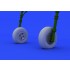 1/48 Hawker Hurricane Mk.I Main Wheels Set for Airfix kit A05127 (2 Wheels)