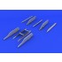 1/48 F-104 Pylons Set (8pcs) (Resin+PE+Decals)