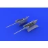 1/48 Messerschmitt Bf 109 Cannon Pods for Eduard kit (2pcs) (Resin+PE)