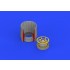 1/48 Kawasaki Ki-61-Id Hien Exhaust Stacks for Tamiya kit #61115