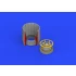 1/48 Kawasaki Ki-61-Id Hien Exhaust Stacks for Tamiya kit #61115