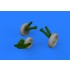 1/48 F-8 Crusader Wheels Brassin Set for Eduard/Hasegawa kits
