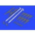 1/48 Mikoyan-Gurevich MiG-23 R-23R Missiles Set (brassin) for Eduard/Trumpeter kits