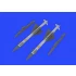 1/48 Mikoyan-Gurevich MiG-23 R-23R Missiles Set (brassin) for Eduard/Trumpeter kits