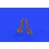 1/48 Focke-Wulf Fw 190A-8/R2 Undercarriage Legs BRONZE Detail Set (brassin) for Eduard kits