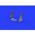 1/48 Hawker Tempest Mk.V Undercarriage Legs BRONZE Brassin Set for Eduard kits