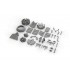 1/48 Focke-Wulf Fw 190A-8 Engine & Fuselage Guns Brassin Set for Eduard kits
