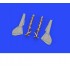 1/48 Focke-Wulf Fw 190A-8 Undercarriage Legs BRONZE for Eduard kits