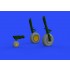 1/48 Republic P-47D Thunderbolt Wheels Set for Tamiya kits