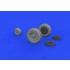 1/48 Dassault Mirage IIIC Wheels Set for Eduard kits