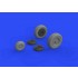 1/48 Dassault Mirage IIIC Wheels Set for Eduard kits