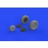 1/48 Dassault Mirage IIIC Wheels Set for Eduard kits