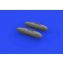 1/48 North American P-51D Mustang 108gal Drop Tanks Set for Eduard kits