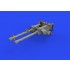 1/48 Lysander Twin Browning Machine Gun Detail Set for Eduard kits