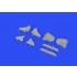 1/48 Mikoyan-Gurevich MiG-19 Wheel Well Doors Detail Set for Eduard/Trumpeter kits