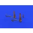 1/48 Boeing B-17F Flying Fortress Undercarriage Legs Bronze for HK Model kits