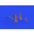 1/48 Boeing B-17F Flying Fortress Undercarriage Legs Bronze for HK Model kits
