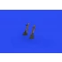 1/48 Mitsubishi A6M Zero Undercarriage Legs Bronze Detail Parts for Eduard kits