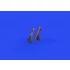 1/48 Mitsubishi A6M Zero Undercarriage Legs Bronze Detail Parts for Eduard kits