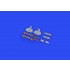 1/48 Mitsubishi A6M Zero Undercarriage Legs Bronze Detail Parts for Eduard kits