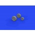 1/48 General Dynamics F-16 Fighting Falcon Wheels Late Set for Tamiya kits