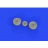 1/48 General Dynamics F-16 Fighting Falcon Wheels Late Set for Tamiya kits