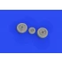 1/48 General Dynamics F-16 Fighting Falcon Wheels Late Set for Tamiya kits
