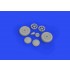 1/48 Douglas SBD-5 Dauntless Wheels Set for Accurate Miniatures/Revell kits