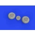 1/48 Zlin Z-326/526 Wheels for Eduard kits