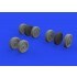 1/48 Lockheed SR-71A Blackbird Wheels for Revell kits