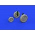 1/48 McDonnell Douglas F-15C/D/J/N Eagle Wheels Detail Set for Great Wall Hobby kits