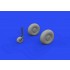 1/48 Bristol Beaufighter Mk.VI Wheels Detail Set for Tamiya kits