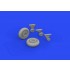 1/48 Grumman F4F-3 Wildcat Wheels Early for Eduard kits