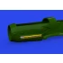 1/48 Messerschmitt BF-109K-4 Exhaust Stacks for Eduard kits