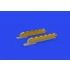 1/48 Messerschmitt BF-109K-4 Exhaust Stacks for Eduard kits