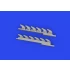 1/48 Messerschmitt BF-109K-4 Exhaust Stacks for Eduard kits