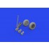 1/48 TBF/TBM Wheels w/Pattern for Academy kits
