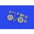 1/48 TBF/TBM Wheels w/Pattern for Academy kits