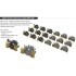 1/350 IJN Type 96 Triple Mounted 25mm AA Gun (18pcs)